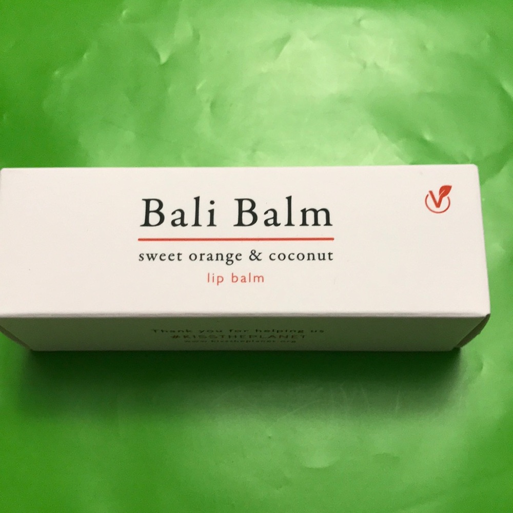 Bali lip balm  sweet orange & coconut.